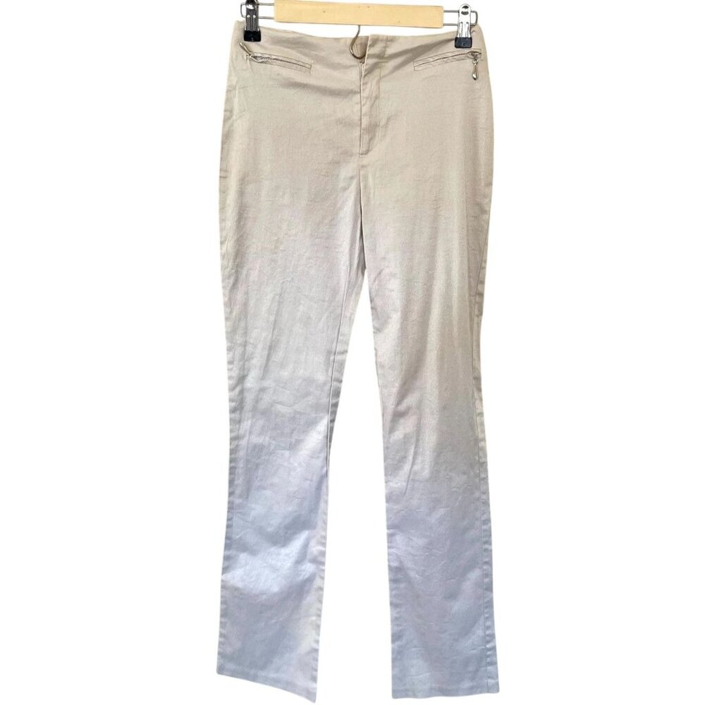 Vintage Bisou Bisou Champagne Shimmer Straight Leg Sample Pants